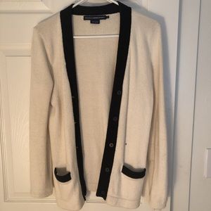 Ralph Lauren White Sweater; size s